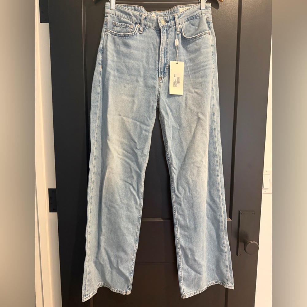 rag & bone Light Blue Flare Jeans